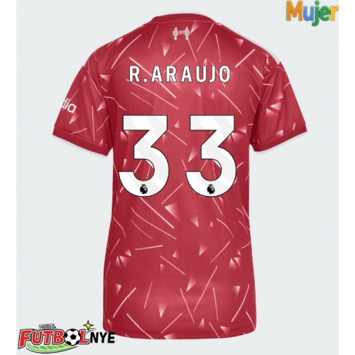 Camiseta Liverpool Ronald Araujo #33 Primera Equipación para mujer 2026-27 manga corta